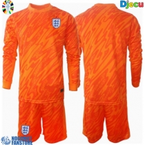 Engleska Golmanski Domaci Dres za djecu EP 2024 Dugi Rukav (+ Kratke hlače)